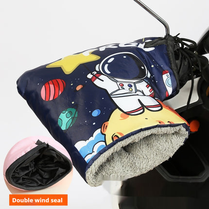 Winter Electric Motorcycle Handle Thickened Waterproof