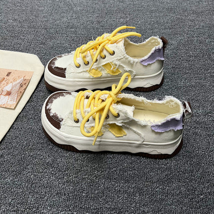 Mango Head Platform Wit Skoeene