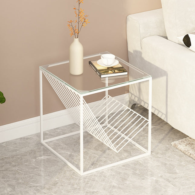Minimalistiese Ysterkuns Bank Sytafel Hoek Nagtafel