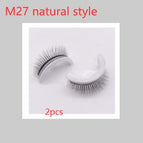 M27 natuurlike styl / PVC ronde doos / 2 STK