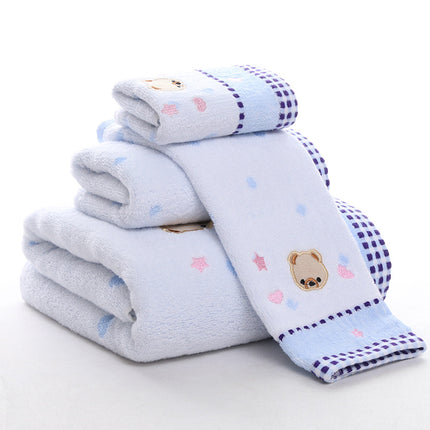 Kinderkatoen-spotprent-handdoek