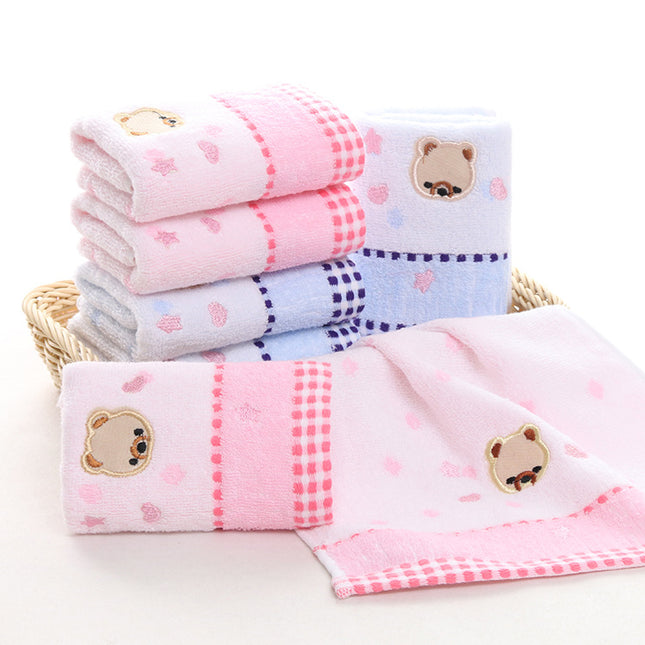 Kinderkatoen-spotprent-handdoek