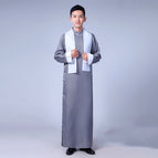 Grey band scarf / 120cm