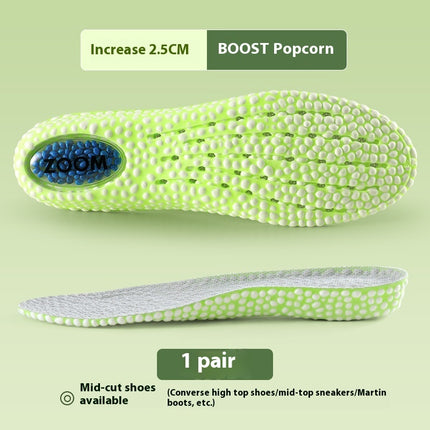 Invisible Height Increasing Insole Men's Not Tired Feet Do Not Collapse Inner Heightening Pad