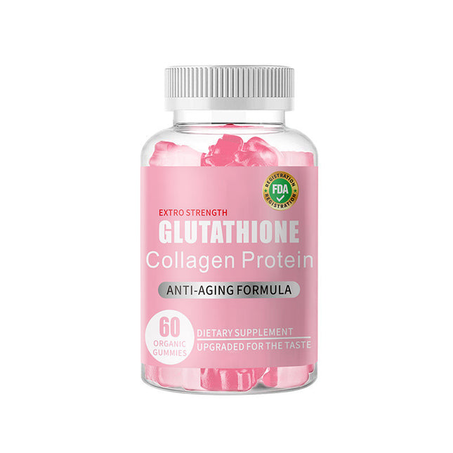 Glutathione Kollageen Sagte Lekkergoed Kollageen Gummies