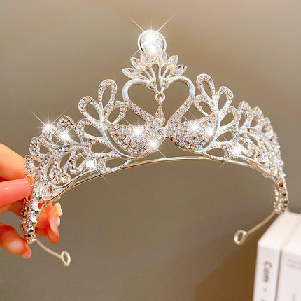Oulike Mode Juweliersware Haarbykomstighede Veelkleurige Pêrelkroon Banket Verjaarsdag Mode Prinses Kopband Meisie Kawaii Kroon Kroon Kopband Hoofbedekking Hoofbedekking Kristal Trou Party Haarbykomstighede