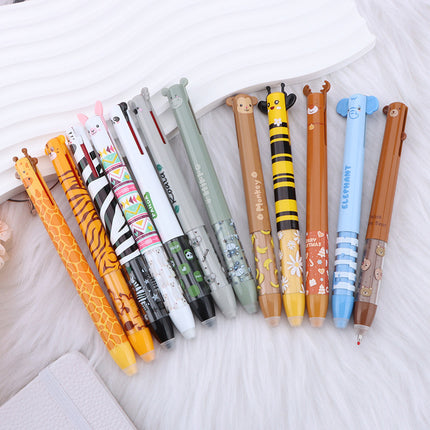 Student Erasable Gel Pen Cute Animals
