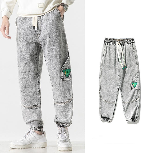 Men Brands Loose-fit Tappered Trousers