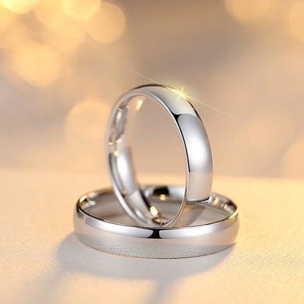 925 Silwer Ring Manlike Wysvinger Pinkie