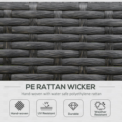 Buitelug Wicker-skuifstoel met Gevoerde Kussings, Aluminium Meubels Rotting Stoep Skuifstoel met Armleuning vir Tuin, Patio en Agterplaas, Blou