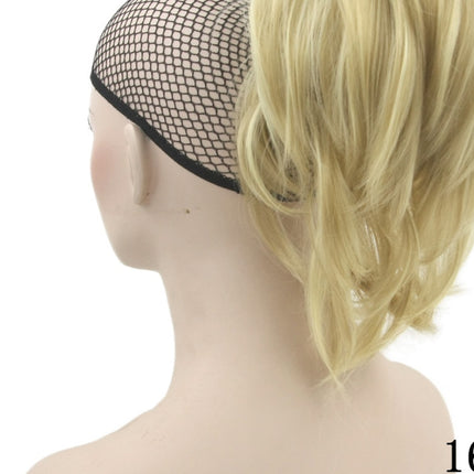 Grip ponytail short hair female curly hair wig flexible hair ponytail
