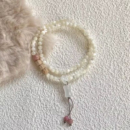 Vroue se Veeldoelige Informele Tian Shan Smarag Krale Armband