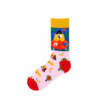Pure Cotton Personality Ins Street Hip-hop Sports Long Socks