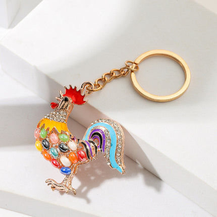 Chante Clair Sleutelring Hanger Legering Drup Olie Diamant