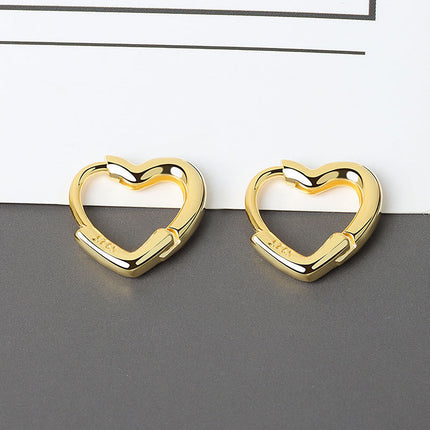 Women's Korean-style Diamond-embedded Gold-plated Ins Internet-famous Versatile Earrings