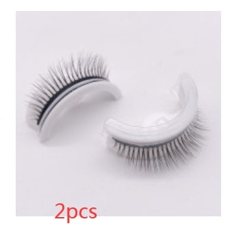 Herbruikbare 3D Nertswimpers Natuurlike Valse Wimpers Selfklevende Valse Gomvrye Grimering Wimpers Uitbreiding Sy