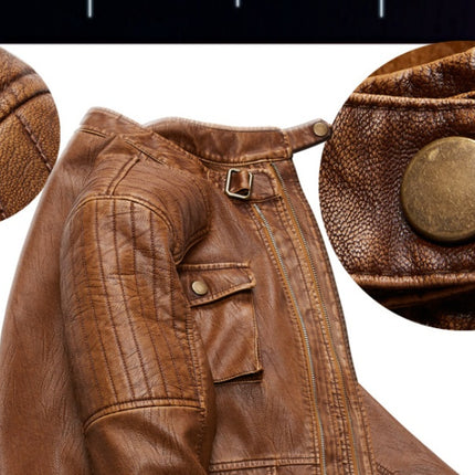 New men's leather clothing