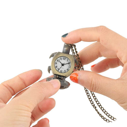 Bronze Turtle Vintage Pocket Watch