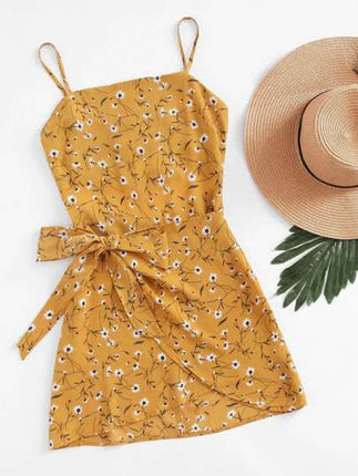 Gold Floral Pendant bohemian dress
