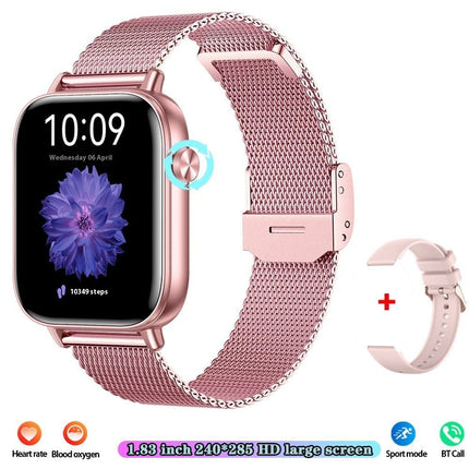 Slimhorlosie Mobiele Stappenteller Hartslagmonitering Bluetooth-oproepe 169 Raakskerm Slimarmband