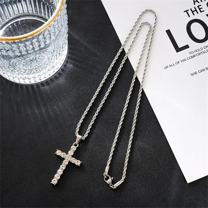 Diamant Hanger Halssnoer Mans Hip-hop Koue Wind