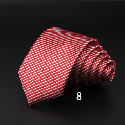 Men's Striped British Gentleman Polyester Fiber Tie
