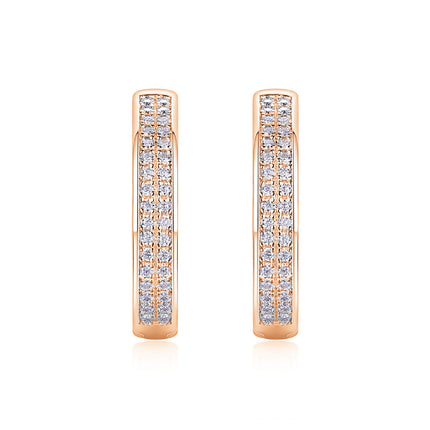 Firefly Light - Premium Moissanite Luxury Fashion Light Luxury Jewelry Silver Stud Earrings S925 Silver Plated Platinum
