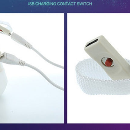 Fiber Optic LED Shoes USB Recharge Glowing Sneakers Man Llight Up Shoes