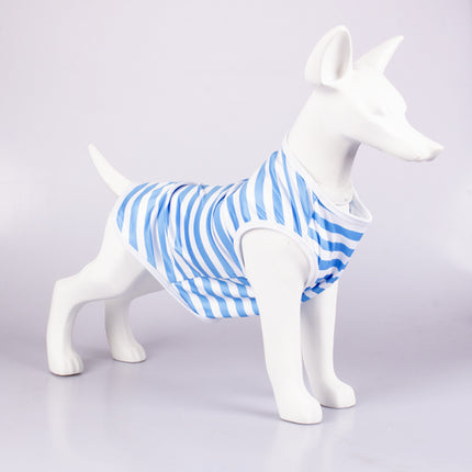 Pet Vest Comfortable Breathable Stripes Vest Dog Clothes