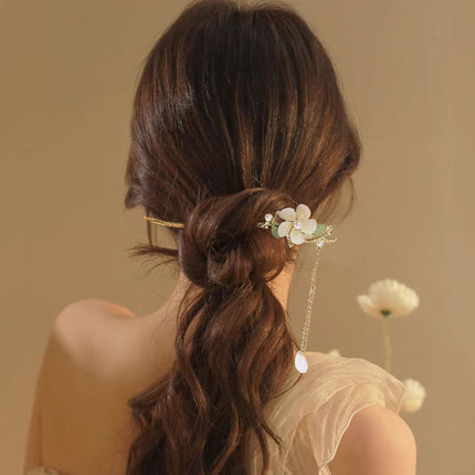 Dress Accessories Hairpin Headwear Antique Style Plate Hairpin