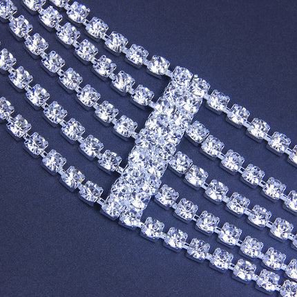 Flits Diamant Strass Rekbare Haarband Haarbykomstighede Vyf Rye Diamante