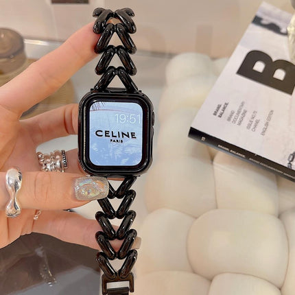 Watch Strap Love Twist Metal Breathable