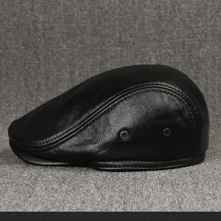 First Layer Cowhide Comfortable And Fashionable Sunscreen Beret