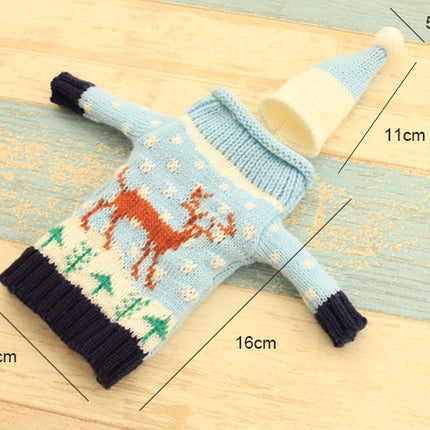 Knitted Christmas Bottle Set