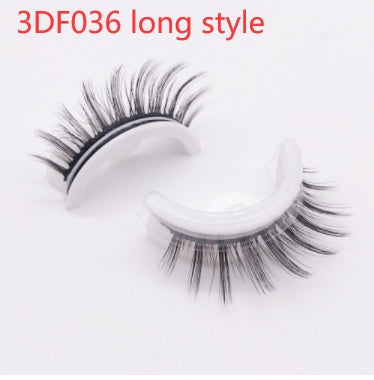 Herbruikbare 3D Nertswimpers Natuurlike Valse Wimpers Selfklevende Valse Gomvrye Grimering Wimpers Uitbreiding Sy