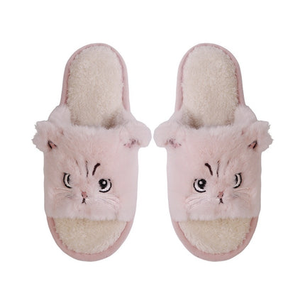 Thickened Warm Plush Soft Soled Cotton Slipper