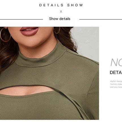 Slim Solid Color Long Sleeve T-shirt Top