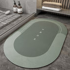Green / Oval / 40x60cm