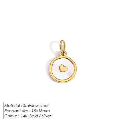 Stainless Steel Necklace Ring Earrings And Pendant With Full Hearts And Diamonds