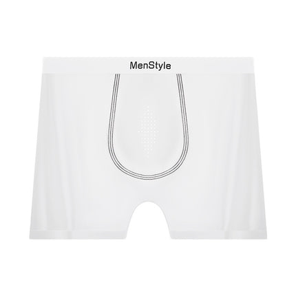 Satin Ice Silk Breathable Single-layer Bottom Crotch Seamless Boxers