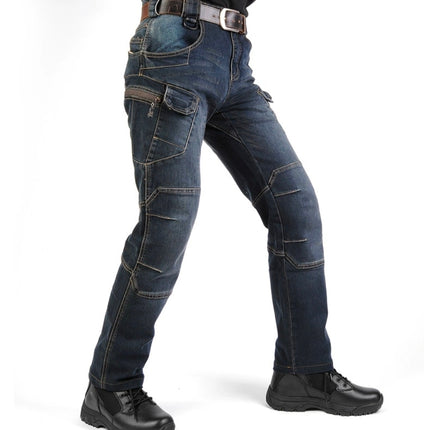 Tactical Jeans Straight Slim Training Men's Trousers