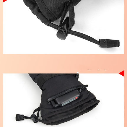 Winter Heating Gloves Can Be Charged On Touch Screen