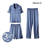 Blue 3Pcs Women / L