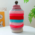 Color Stripes Colorful Sweater / L