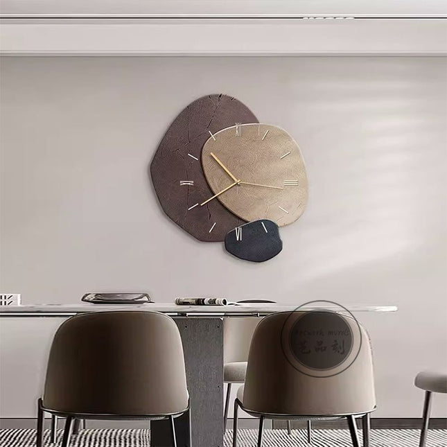Nuwe Chinese Styl Eetkamer Eettafel Hangskildery Ponsvrye Muurhorlosie