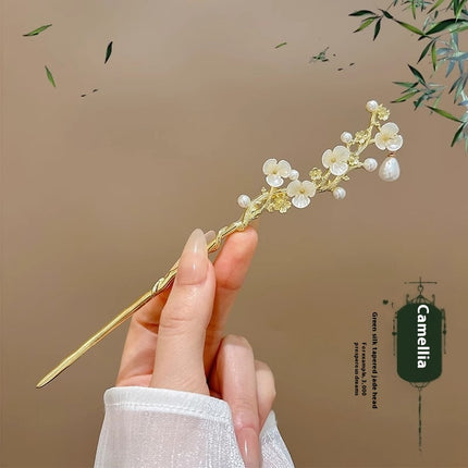 Dress Accessories Hairpin Headwear Antique Style Plate Hairpin