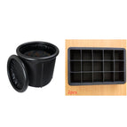 All black with cover set / 75X75cm