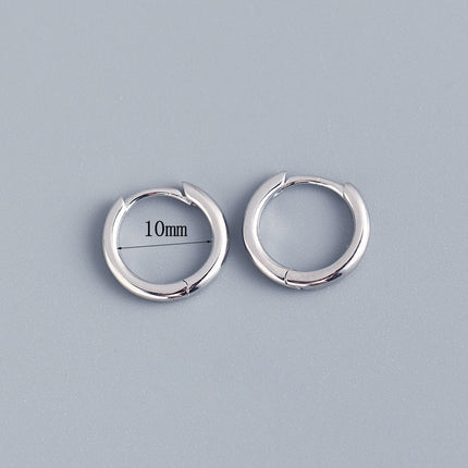 Women's Korean-style Diamond-embedded Gold-plated Ins Internet-famous Versatile Earrings