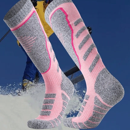 Outdoor Ski Socks Thickening Exercise Towel Bottom Climbing Long Socks