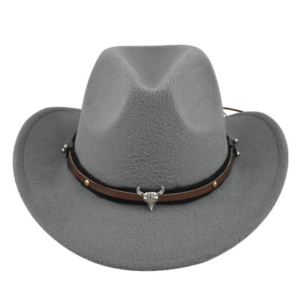 Cowhead Western Cowboy Hat Cornice